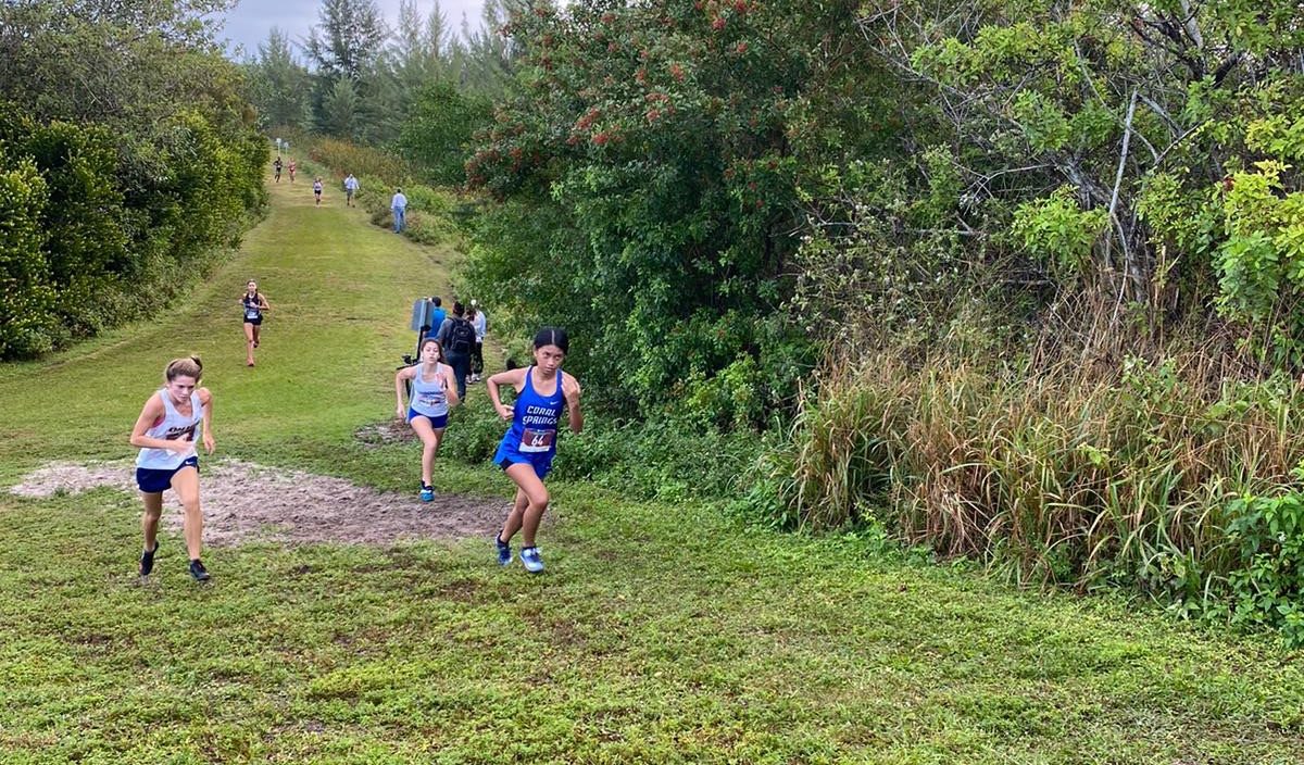 Angelica Macarulay Competes in the Tri-County Championship. Photo Credit: Coach Fishman