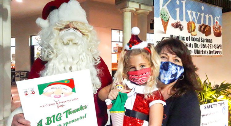 Santa and Kids of Love Foundation Team Up for Ice Cream and Christmas Cheer Santa and Kids of Love Foundation Team Up for Ice Cream and Christmas Cheer