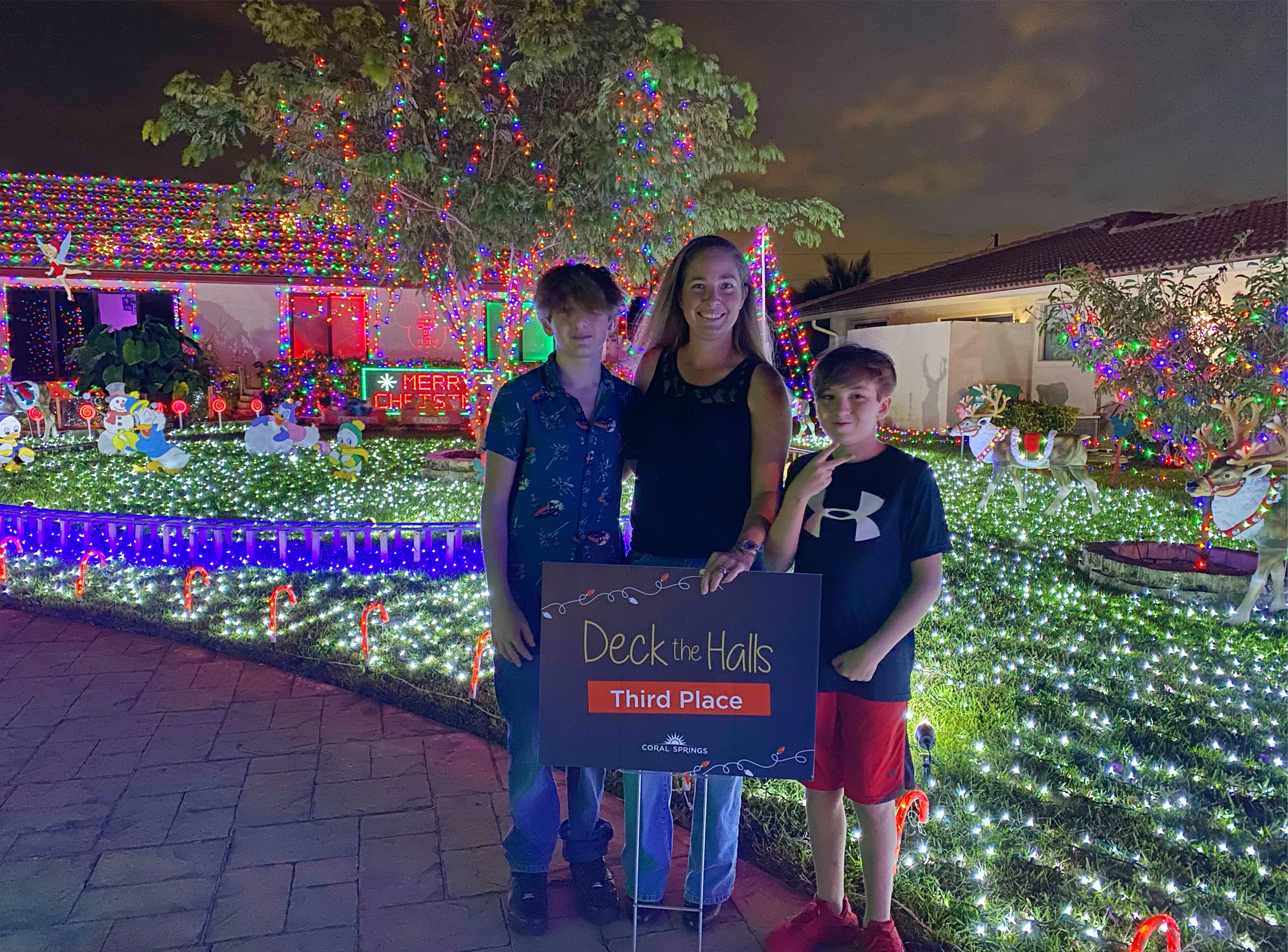 Coral Springs Announces 3 Deck the Halls Holiday Décor Contest Winners