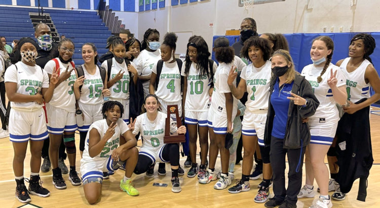 Coral Springs High School Girls Basketball Wins Second Straight District Championship