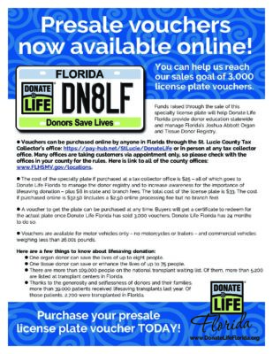 donor DLF-Online-License-Plate-Flyer