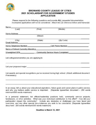 2021-Scholarship-Application