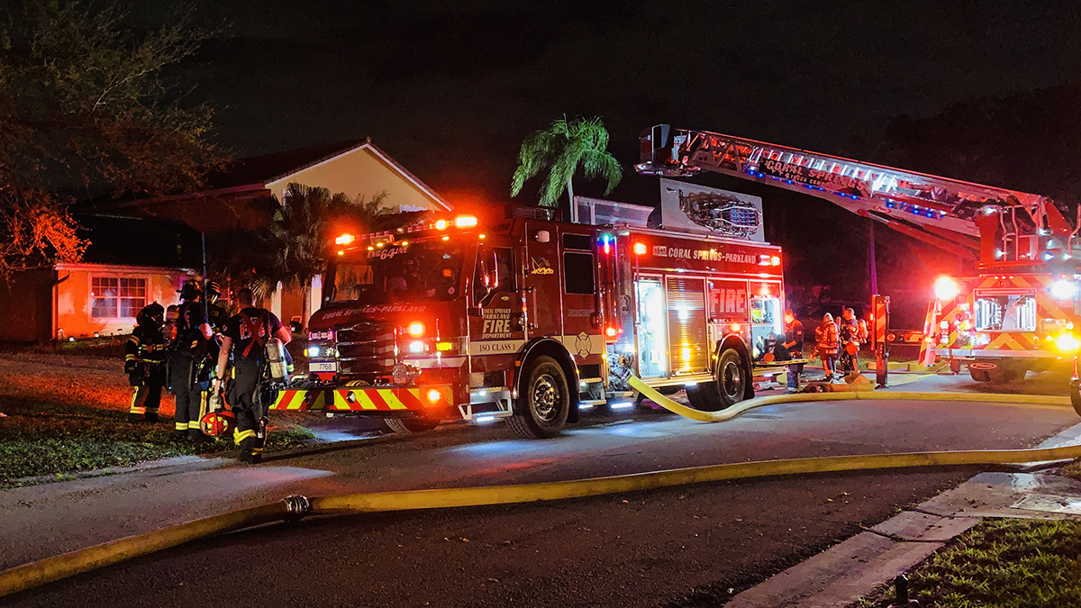 Fire Coral Springs firefighters