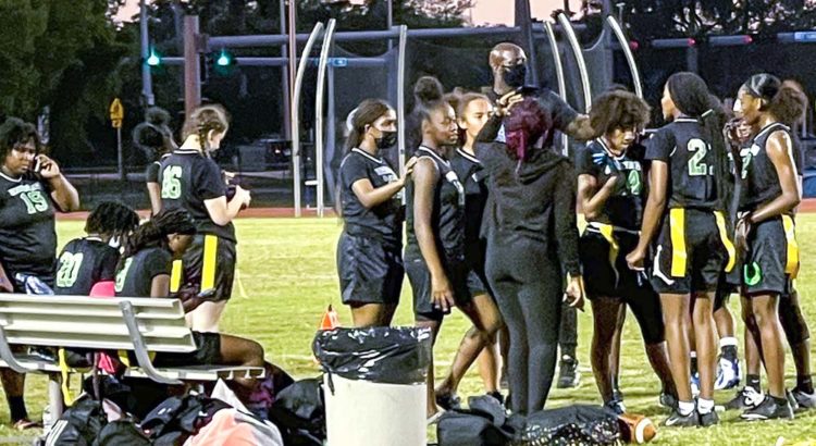 Coral Springs High School Girl’s Flag Football Team Win Big in First Game
