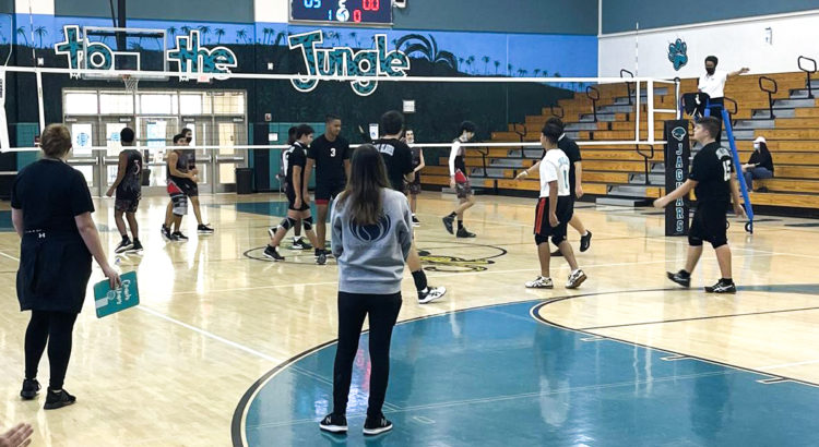 Coral Glades Boys Volleyball Dominates in Win Over Monarch