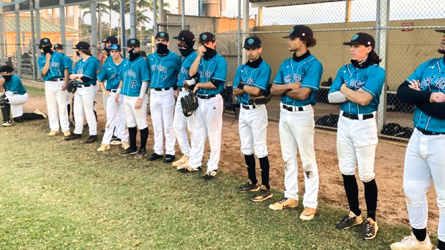 Coral Glades baseball win 3-2 over Piper High School. {Dr. Mark Kaplan}