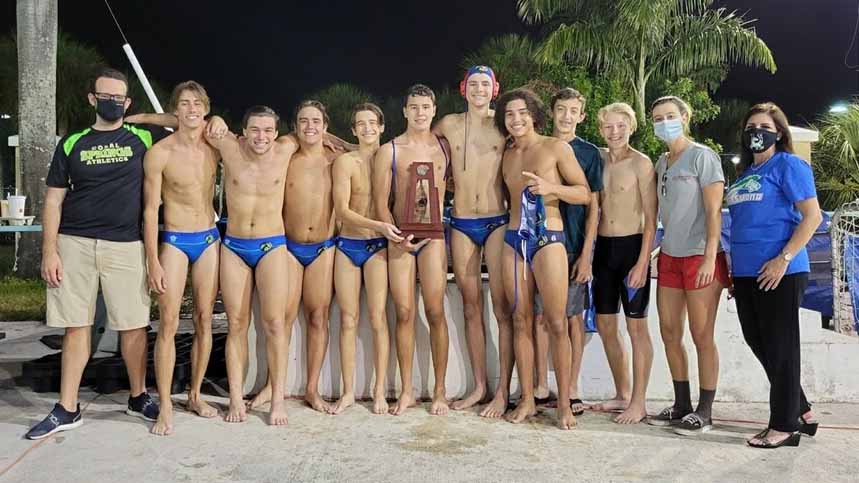 Coral Springs High Boys Water Polo Team Wins