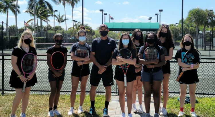 Coral Glades Girls Tennis Makes Run at District Tournament