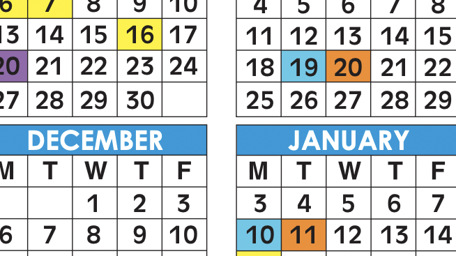 Official 2021/22 Broward County Public Schools Color Calendar ...