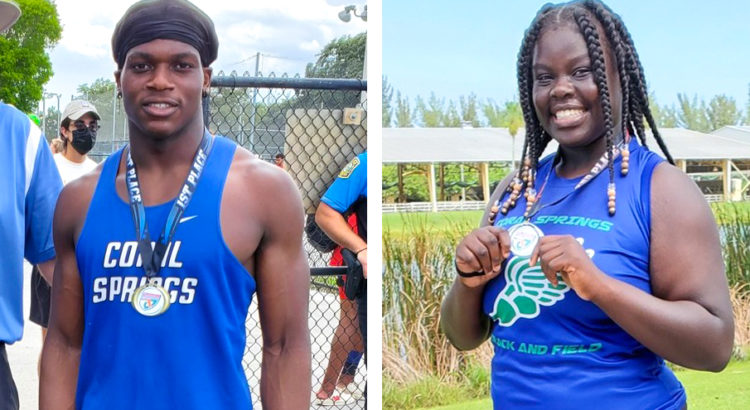 Dufresne and Aldajuste Officially Qualify for State Championship in Track and Field