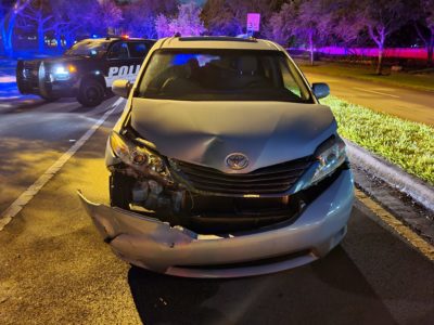 Thief Steals, Crashes Rabbi's Van in Coral Springs
