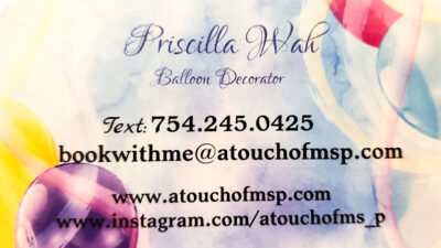 A Touch of Ms. P. Balloon Decorator