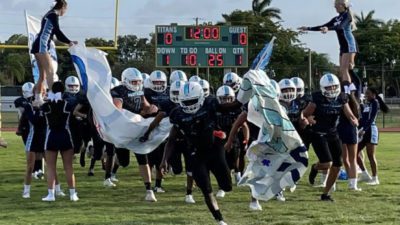Coral Springs Charter Football Game Ends in Tie Due to Darkness