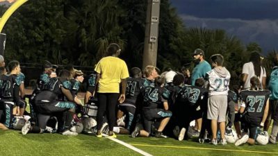 Coral Glades JV Football Team Sets Sights on Making Varsity