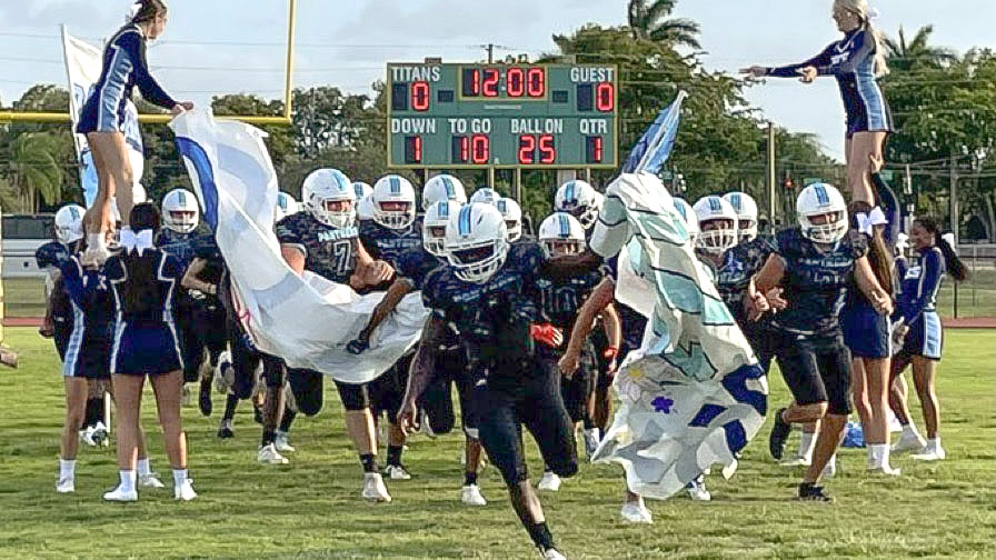 Coral Springs Charter Football Game Ends in Tie Due to Darkness