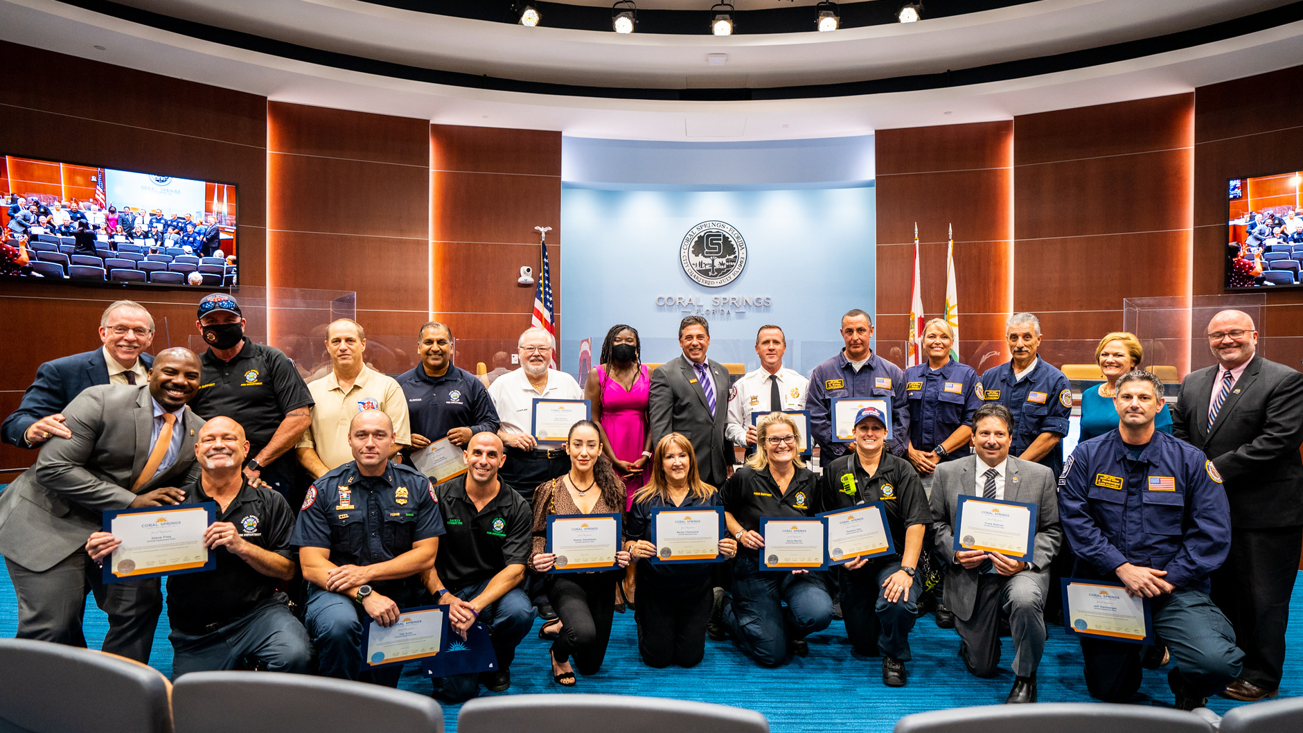 City of Coral Springs Honors Surfside Deployment Team