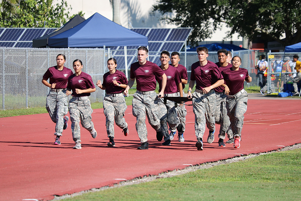 Marjory Stoneman Douglas Cadets Compete in the Annual JROTC Raider Meet