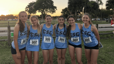 Coral Springs Charter girls cross country wins City Championship. {CSC Athletics}