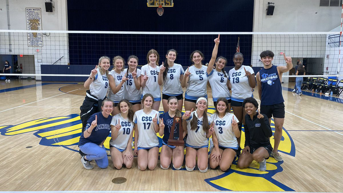 Coral Springs Charter girls volleyball wins second District Championship in school history. {CSC Athletics}