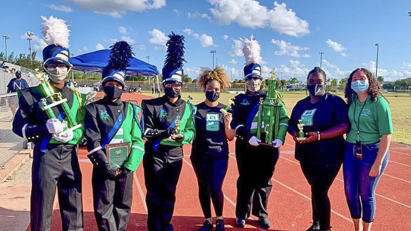 Coral Springs High School Marching Band Finish in 2nd Place at Falcon Invitational