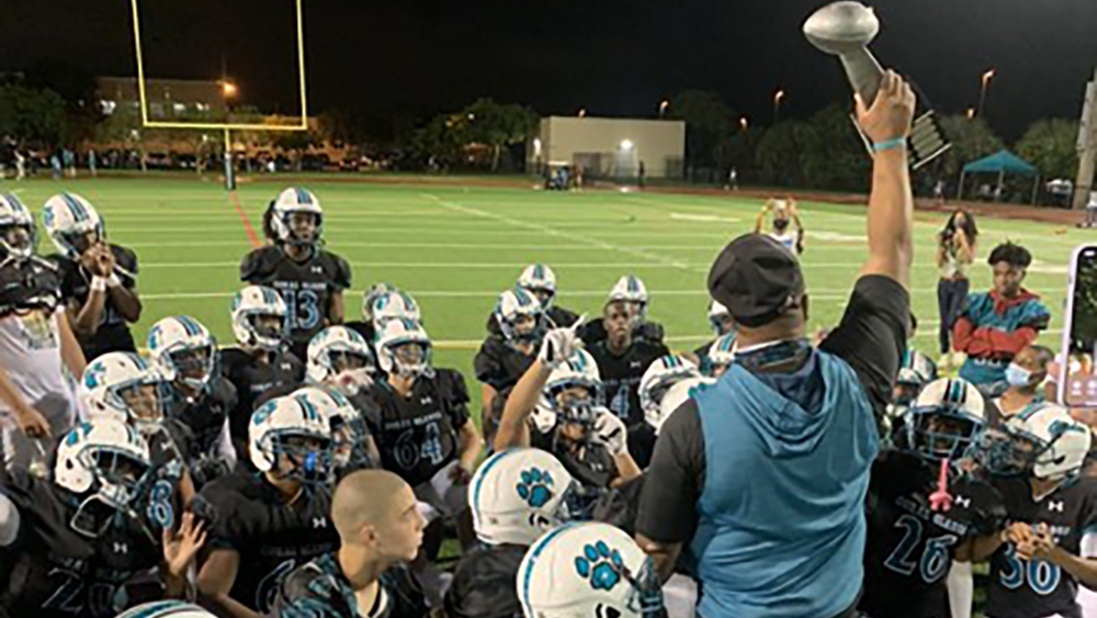 Coral Glades Wins Third Game This Season During Homecoming