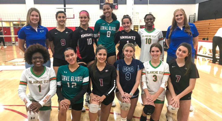Volleyball Players from MSD, Coral Glades, and Charter Compete in All-Star Game