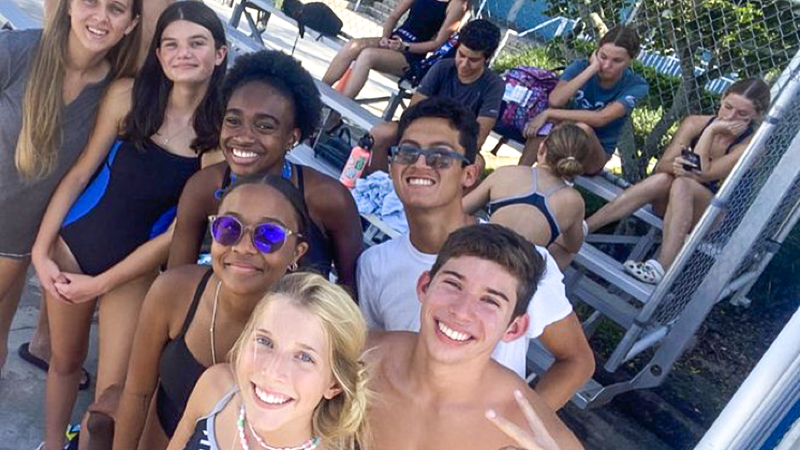 J.P. Taravella and Coral Glades Compete In State Championship Swim Meet
