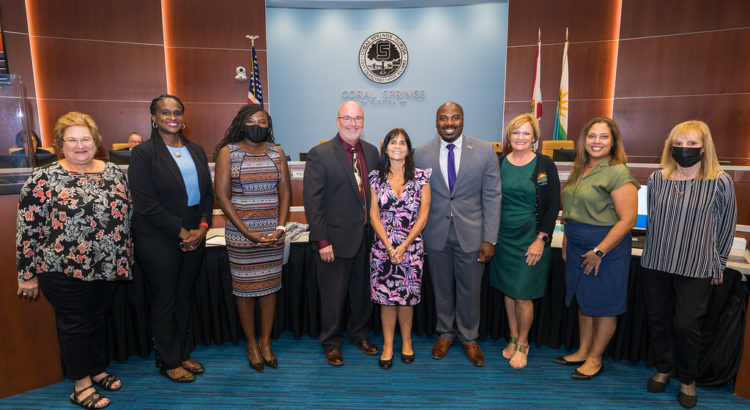 Guidance Counselor Jody Gaver Recognized by the City of Coral Springs
