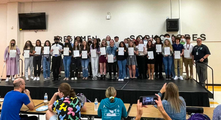 54 Coral Glades High Students Receive AICE Diploma and Bright Futures Scholarships