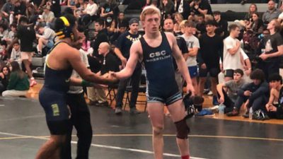 8th Grade Coral Springs Charter Varsity Wrestler Wins Championship
