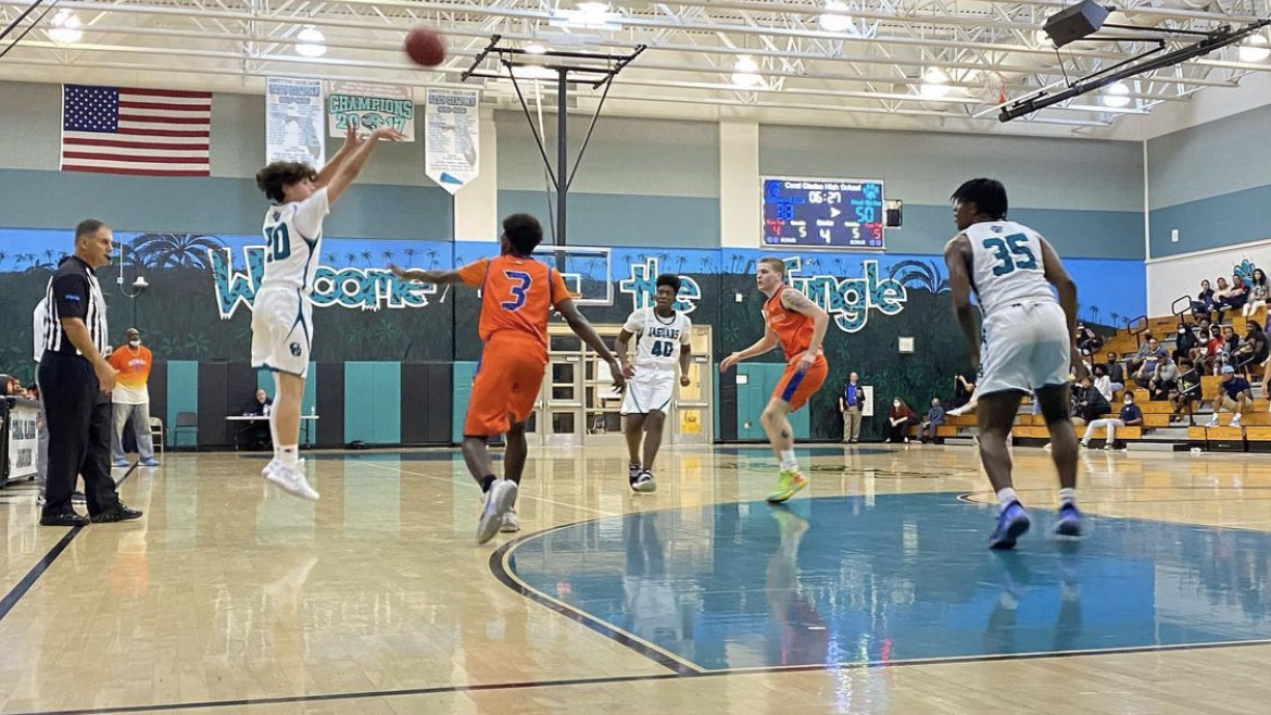 Coral Glades Boys Basketball Picks Up Historic Win to Start Holiday Tournament  