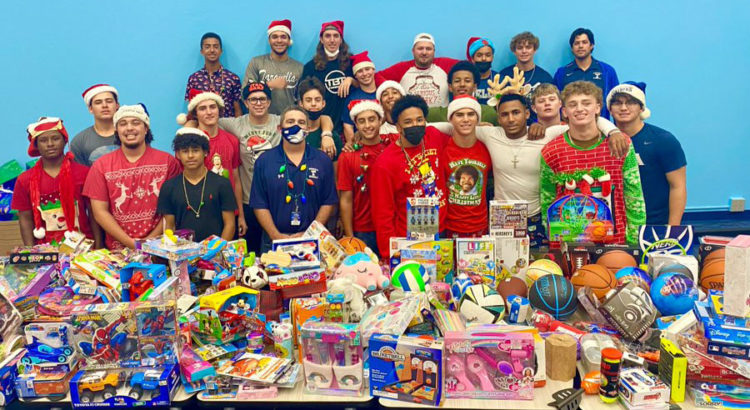 J.P. Taravella Baseball Team Donates Over 500 Toys to Cross Creek Behavior Center