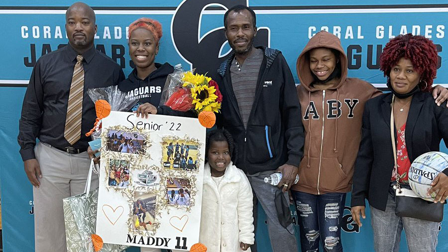 Coral Glades Girls Basketball Wins by 24 on Senior Night