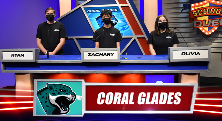 Coral Glades Competes On “School Duel” TV Show