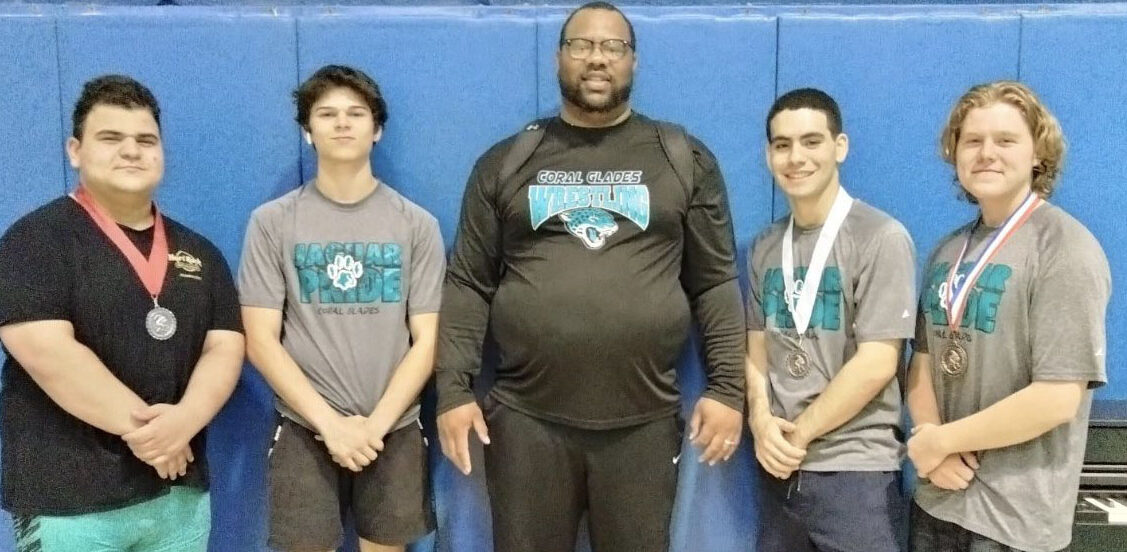 Coral Glades Sends 3 Wrestlers to Regionals After District Championship