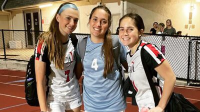 varsity soccer in coral springs competes in BCAA game