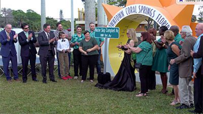 Coral Springs Street Named For Late Mayor, Former State Senator, Walter “Skip” Campbell