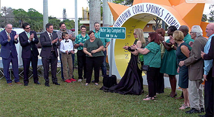 Coral Springs Street Named For Late Mayor, Former State Senator, Walter “Skip” Campbell
