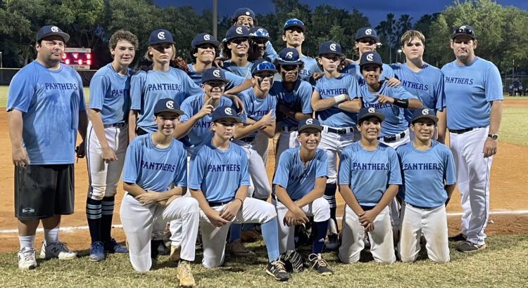 Coral Springs Charter Middle School Baseball Team Wins Championship 