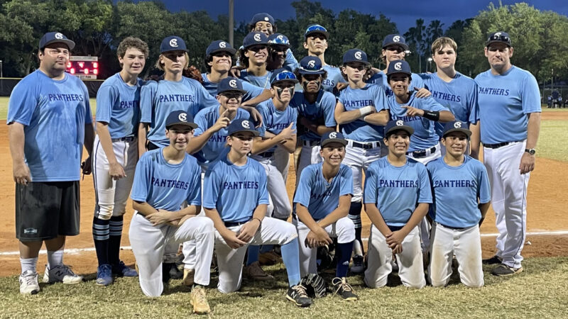 Coral Springs Charter Middle School Baseball Team Wins Middle School Championship 