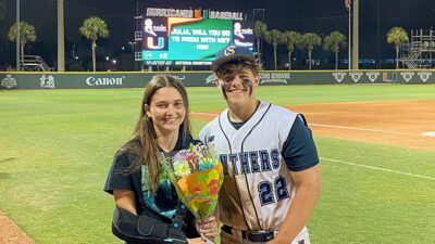 Julia Dicaprio and Derek Kriesler, April 25, 2022 {courtesy}