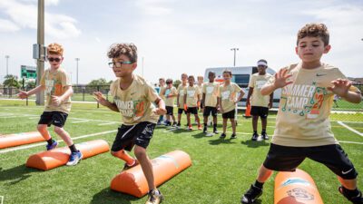 Dolphins Football Camp Moves Indoors For The Summer