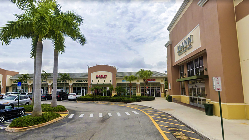 Coral Landings III Shopping Center in Coral Springs. {Google Maps}