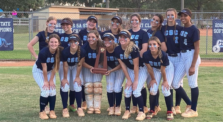 Coral Springs Charter Softball Brings Home Another District Championship