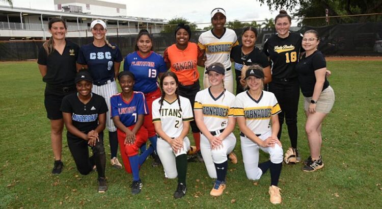 3 Coral Springs Softball Players Compete in BCAA All-Star Game