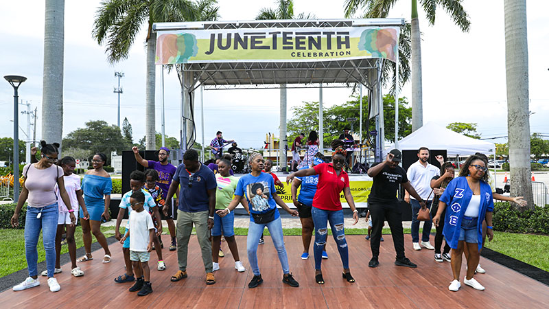 Hundreds Attend Coral Springs Juneteenth Celebration