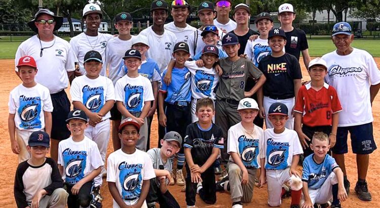 Coral Glades Baseball Helps Out Travel Team at Summer Camp