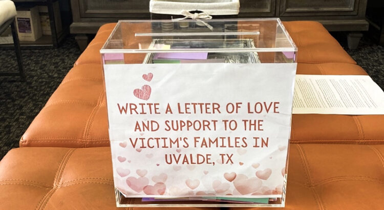 Eagles’ Haven Collects Letters of Support for Families of Texas Shooting Victims