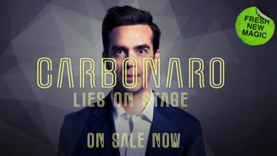 TICKET ALERT: Michael Carbonaro's "Lies on Stage" Heads to the Coral Springs Center for the Arts