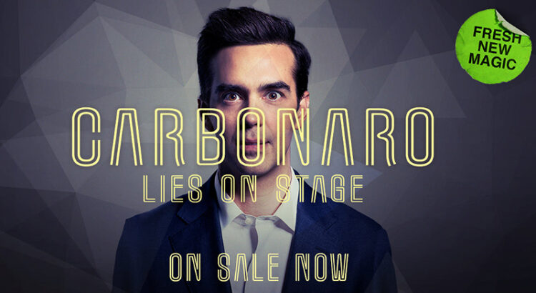 TICKET ALERT: Michael Carbonaro’s “Lies on Stage” Heads to the Coral Springs Center for the Arts
